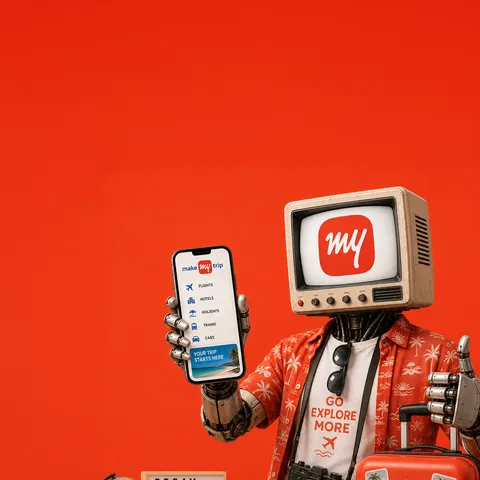 The Whilter operator recast in the makemytrip brand system