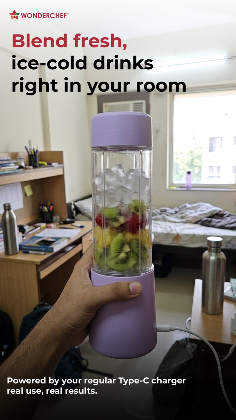 Portable blender · UGC-style