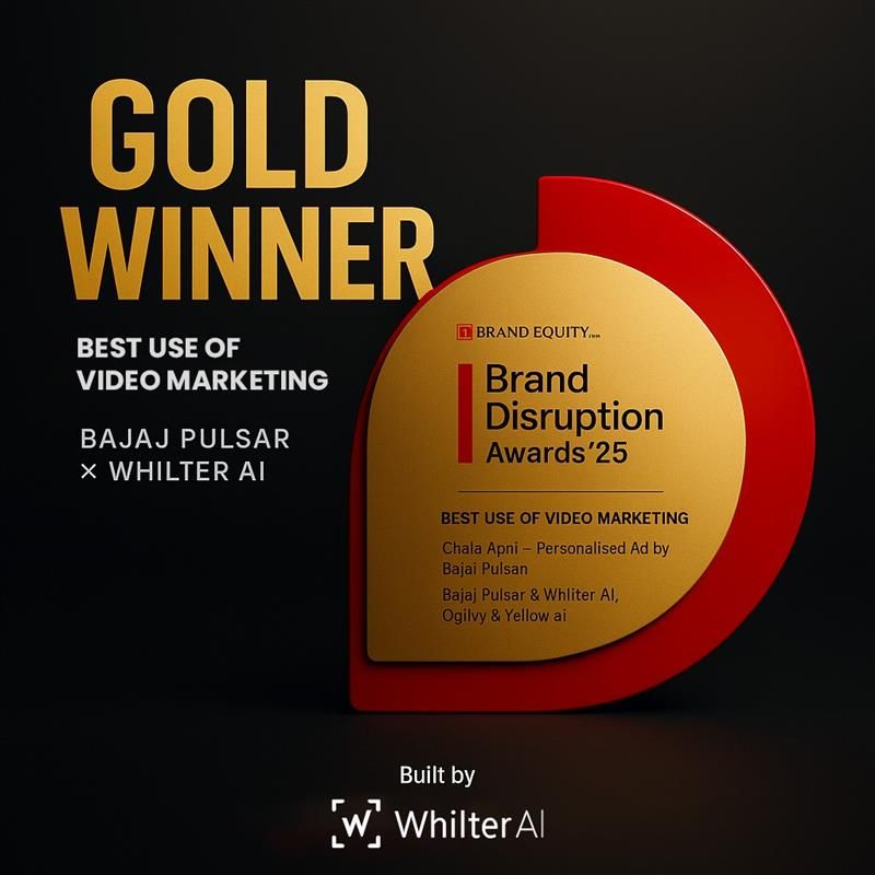 Award 2 - Best Use of Personalised Video Marketing